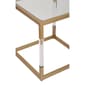 9th & Pike® Gold Modern Acrylic Accent Table - image 4