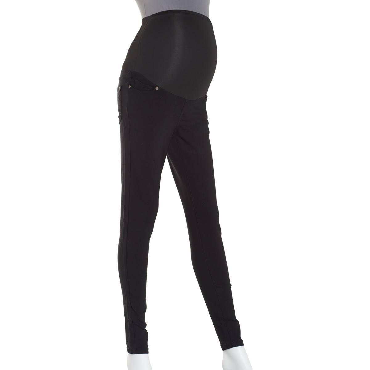 Womens Times Two Pull on Over the Belly Knit Twill Pants