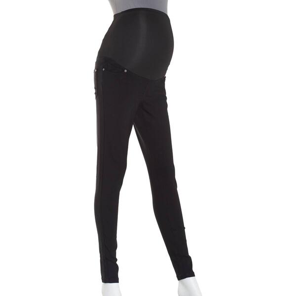 Womens Times Two Pull on Over the Belly Knit Twill Pants - image 