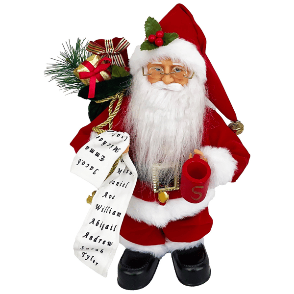 Santa''s Workshop 12in. Musical Holly Jolly Santa