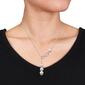 Gemstone Classics&#8482; Sterling Silver Pearl Necklace - image 4