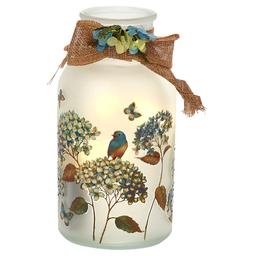 Transpac Birds & Hydrangea Lantern