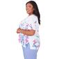 Plus Size Alfred Dunner Summer Breeze Butterfly Border Blouse - image 2