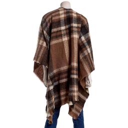 Womens Altare Classic Plaid Ruana