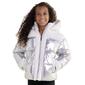Girls &#40;7-16&#41; Sam Edelman Metallic w/ Sherpa Trim Puffer Coat - image 1
