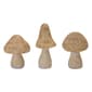 Melrose Wicker Mushroom Decor - Set of 3 - image 1