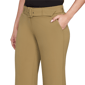 Petite Emaline Deerfield Solid Bi-Stretch Self Belt Trousers - image 5