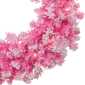 Northlight 24in. Pre-Lit Flocked Pink Pine Christmas Wreath - image 6