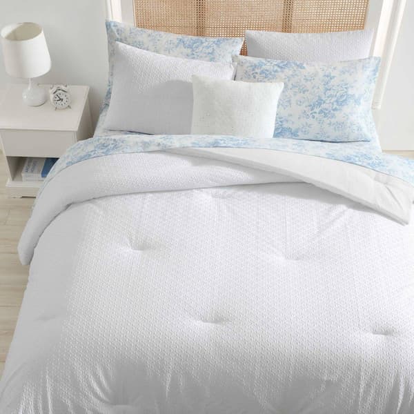 Laura Ashley Margaret 8pc. Microfiber Bed In A Bag