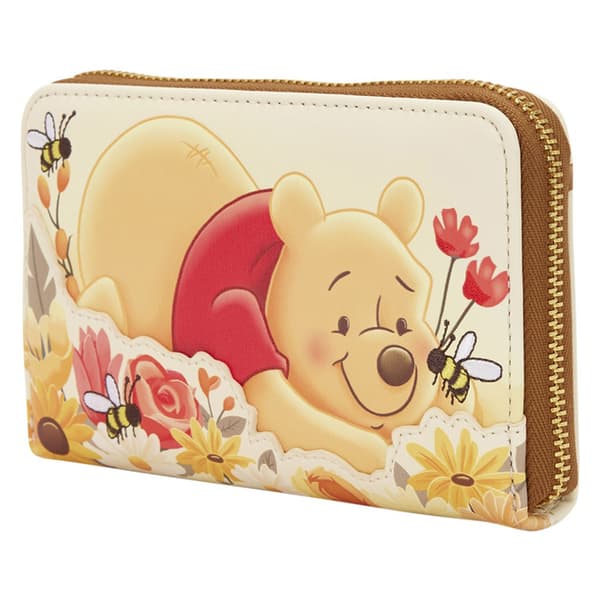 Womens Loungefly Winnie The Pooh & Bees Zip Around Wallet