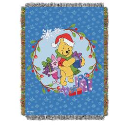 Northwest Winnie The Pooh Homemade Holiday Woven Tapestry