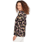 Petite Emaline Deerfield Onion Skin Floral Smock Blouse - image 4