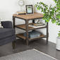 9th & Pike® Brown Wood Industrial-Inspired Accent Table - image 7