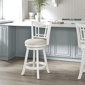 HH2 Home Fairfox Counter Height Swivel Stool with Lattice Back - image 1