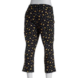 Petite Briggs Daisy Pull On Millennium Hem Capri Pants