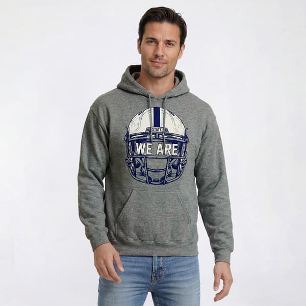 Mens Tailgate State Helmet Hooded Sweatshirt