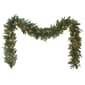 Puleo International 9ft. Pre-Lit Balsam Fir Garland - image 1