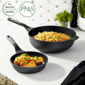 BergHOFF Leo Stone+ 2pc. Nonstick Ceramic Stir Fry Set - image 1