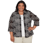Plus Size Alfred Dunner Detail Driven Two In One Mesh Soutache T - image 1