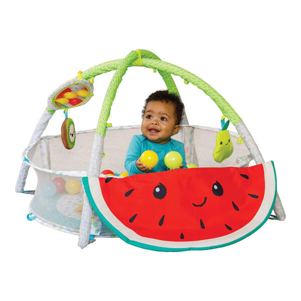 Infantino 4-in-1 Jumbo Activity Gym 7 Ball Pit - image 