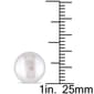 Gemstone Classics™ 10ctw. Freshwater Button White Pearl Earrings - image 4