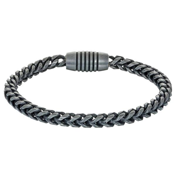 Mens Lynx Stainless Steel Franco Bracelet - image 