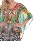Womens White Mark Peacock Leopard Caftan - image 5