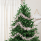 Northlight 18ft. Pink Shiny Two-Tone Tinsel Christmas Garland - image 1