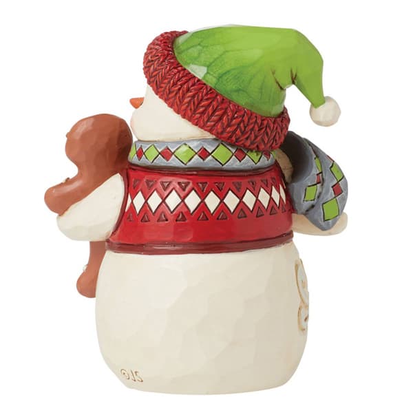 Jim Shore Heartwood Creek Mini Snowman Christmas Figurine