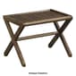 New Ridge Home Goods Abingdon Stool Bench & Luggage Rack - image 4