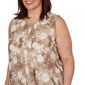 Plus Size Emaline Verde Grove II Sleeveless Keyhole Neck Blouse - image 4