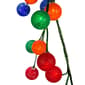 Kurt S. Adler 6ft. Green Garland w/ 48 Multicolor LED Ball Lights - image 3