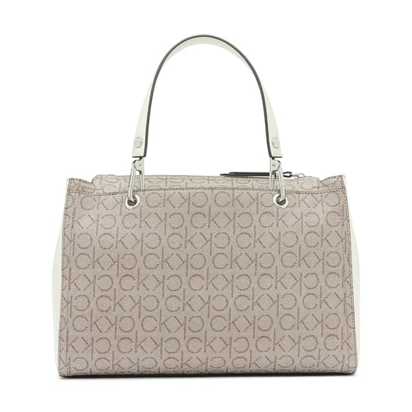 Calvin Klein Garnet Triple Compartment Satchel