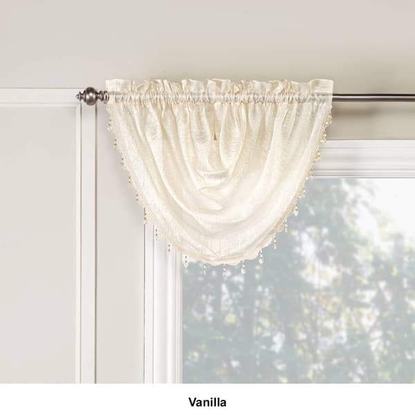 Whisper Satin Waterfall Valance