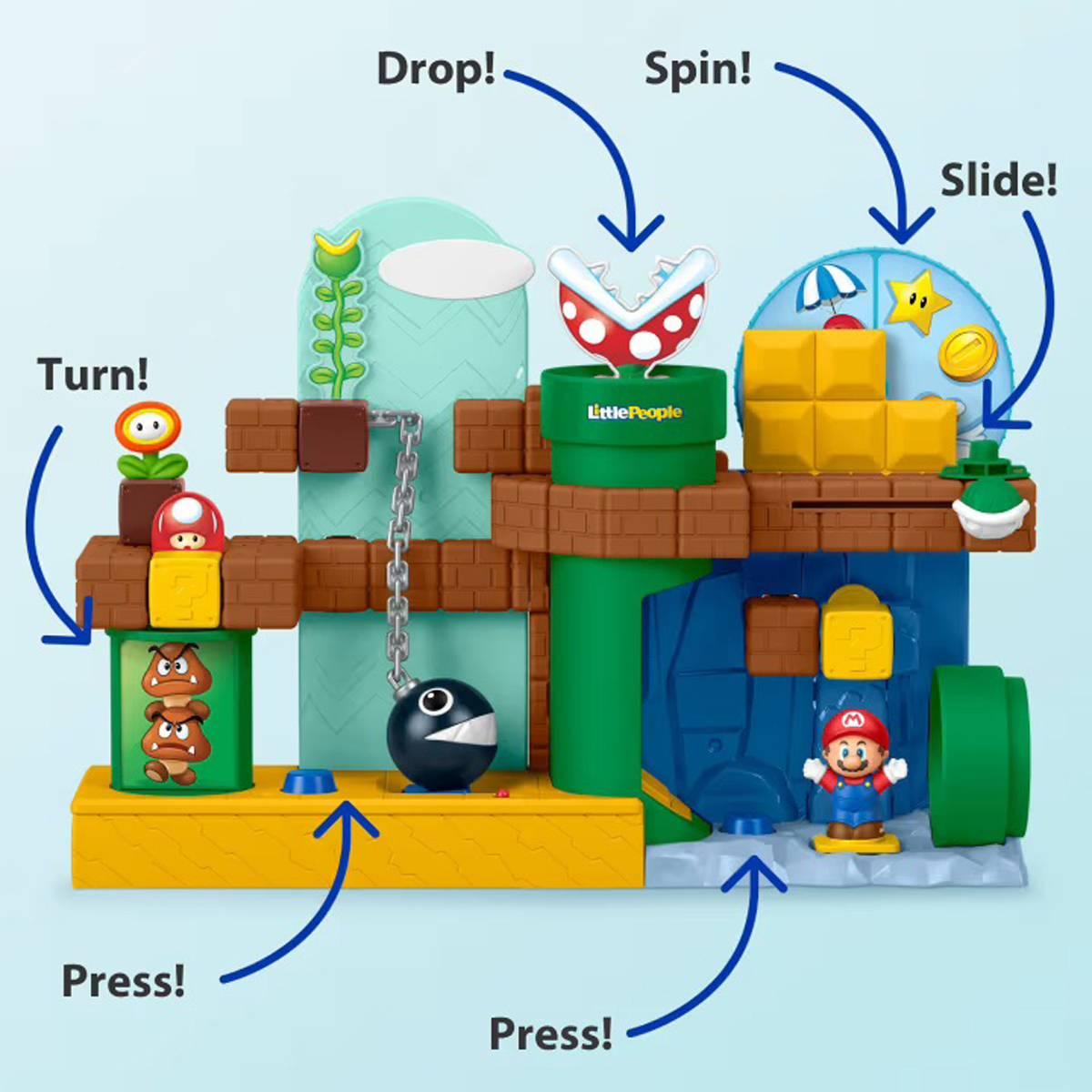 Fisher-Price Little People Super Mario Playset