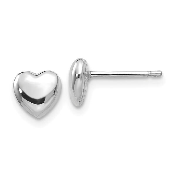 Gold Classics&#40;tm&#41; 14kt. White Gold Stud Earrings - image 