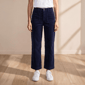 Womens Draper James Corduroy Wide Leg Front Patch Pocket Pants - image 2