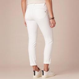 Womens Democracy "Ab"solution® Crop Skinny Jeans - Optic White