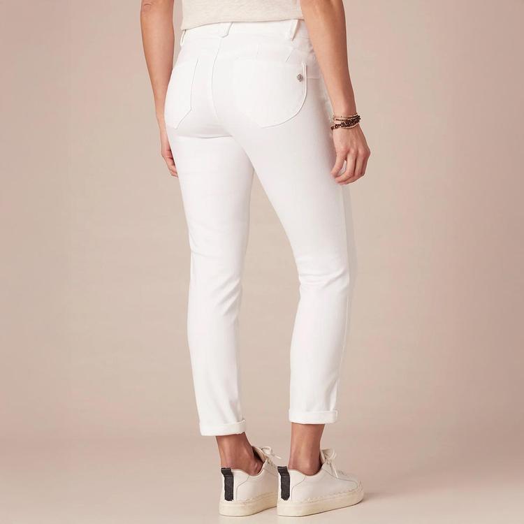 Womens Democracy "Ab"solution® Crop Skinny Jeans - Optic White