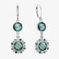 Gloria Vanderbilt Abalone & Opal Double Drop Leverback Earrings - image 1