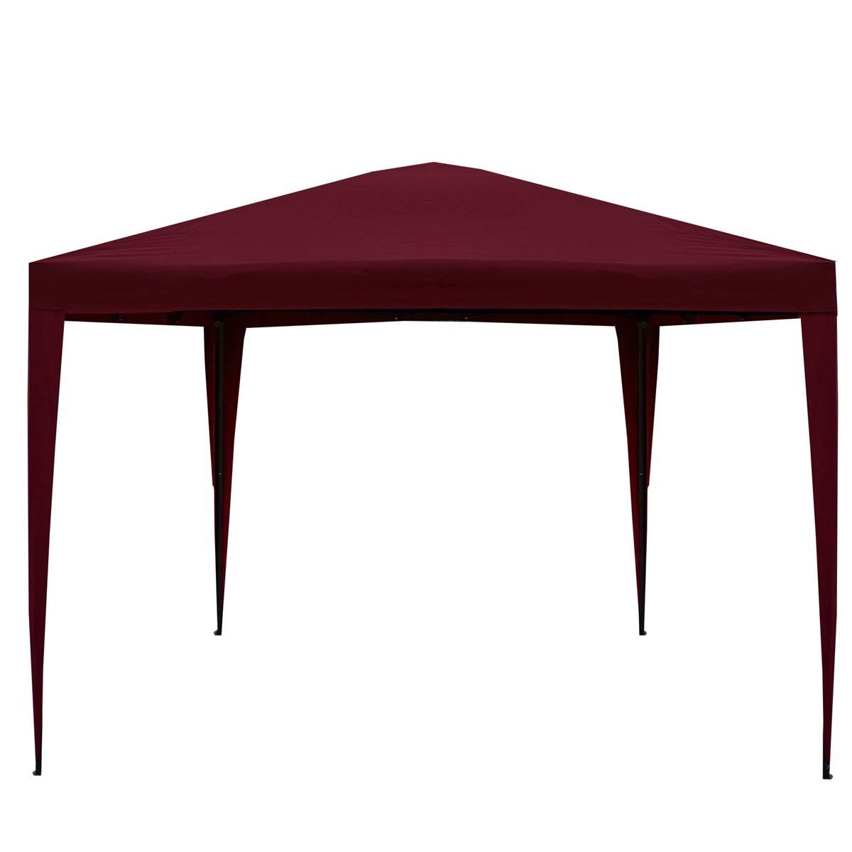 Northlight Seasonal Burgundy Pop-Up Outdoor Canopy Gazebo