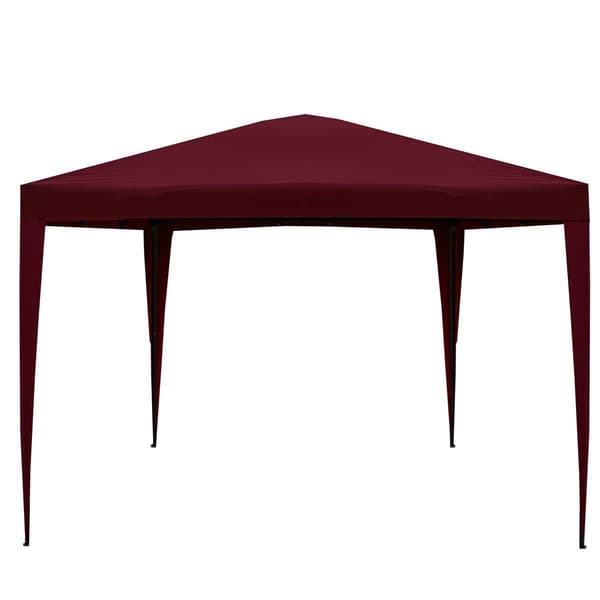 Northlight Seasonal Burgundy Pop-Up Outdoor Canopy Gazebo
