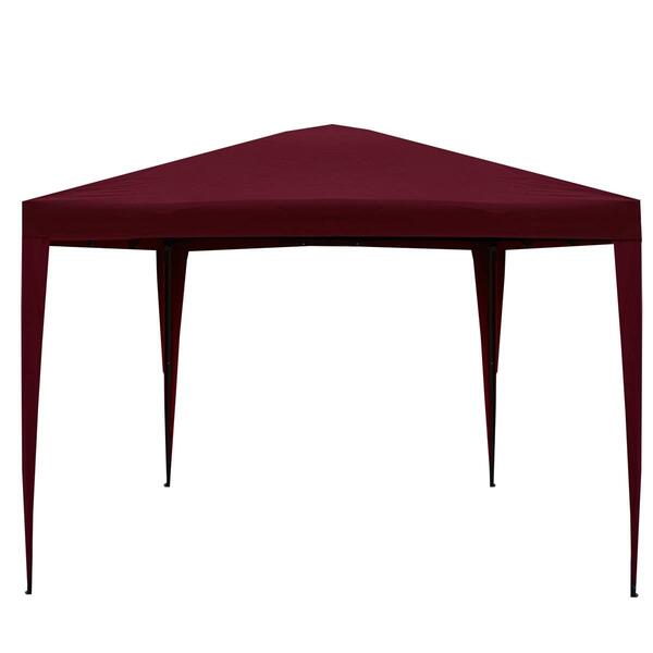 Northlight Seasonal Burgundy Pop-Up Outdoor Canopy Gazebo - image 