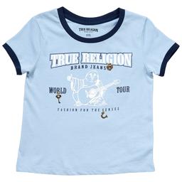 Girls (7-16) True Religion Short Sleeve Buddha Logo Tee