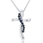 Gemstone Classics&#40;tm&#41; 14kt. White Gold Sapphire Necklace - image 1