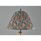 Adesso Faye Tall Table Lamp with Soft Pleated Floral Fabric Shade - image 6