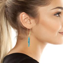 Betsey Johnson Girl Dinner Sardines Dangle Earrings