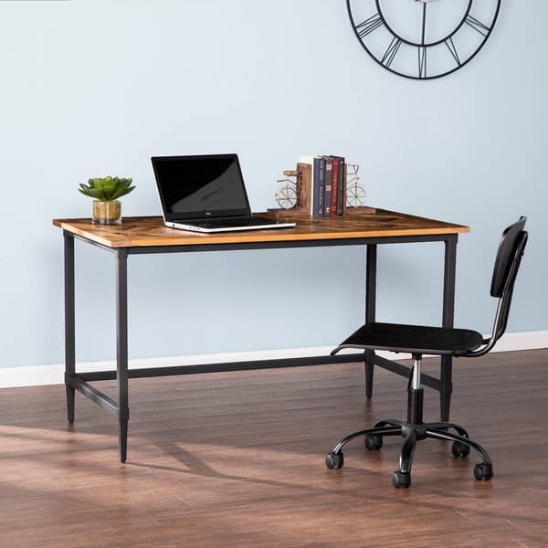 Southern Enterprises Lawrenny Reclaimed Wood Desk