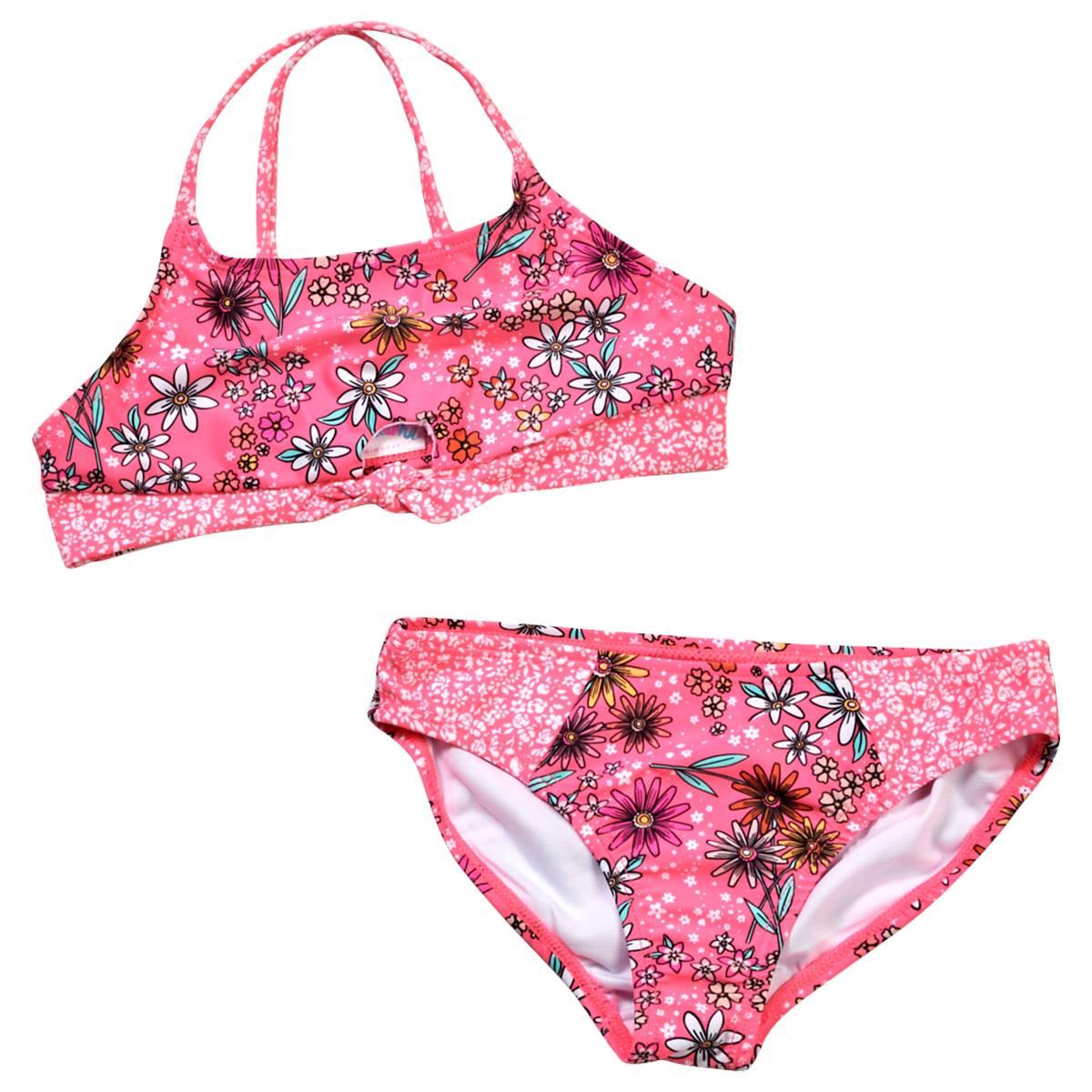 Girls (7-16) Shelloha™ Flowing Ditsy Floral Tie Front...