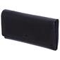 Womens Roots 73 Leather Checkbook Clutch Wallet - image 1